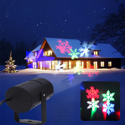 Christmas Pattern LED Laser Projector Colorful Rotating Projector
