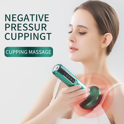Electric Vacuum Cupping Massager For Body Anti-Cellulite Suction Cup With Essential Oil